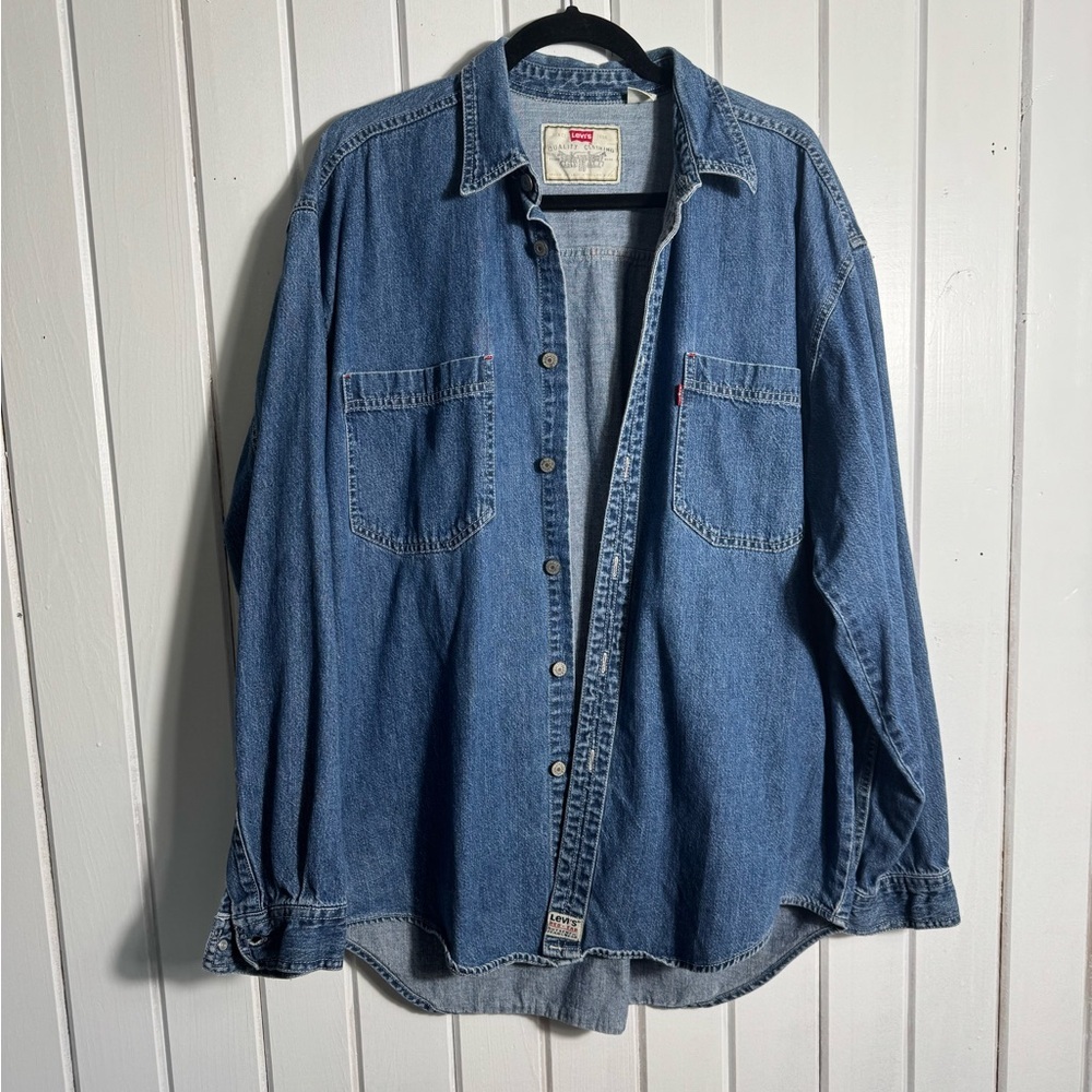 Levi's Light Blue Red Tab Denim Shirt